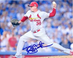 AUTOGRAPHED RANDY CHOATE 8X10 St. Louis Cardinals photo