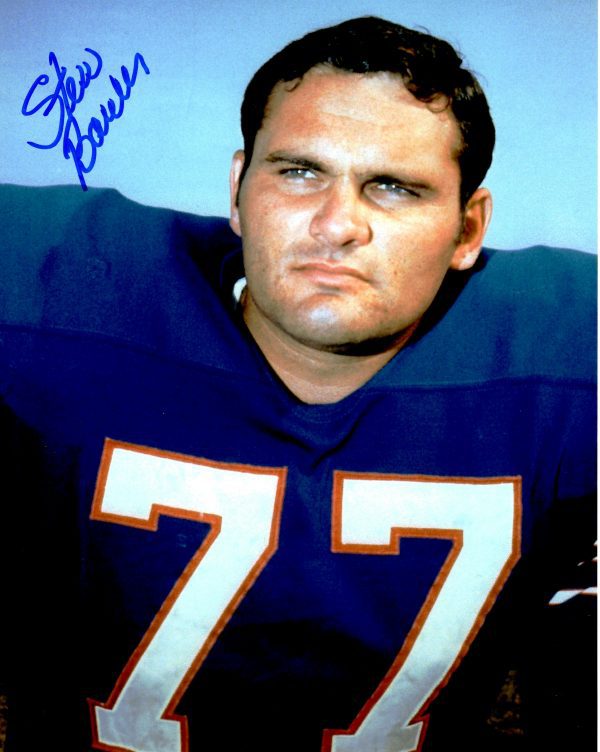 Autographed  STEW BARBER 8X10 Buffalo Bills Photo