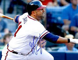 AUTOGRAPHED GERALD LAIRD 8X10 Atlanta Braves photo