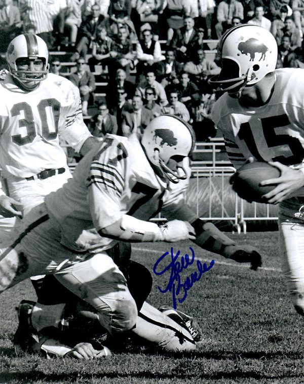 Autographed  STEW BARBER 8X10 Buffalo Bills Photo