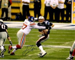AUTOGRAPHED LINVILLE JOSEPH 8X10 photo New York Giants
