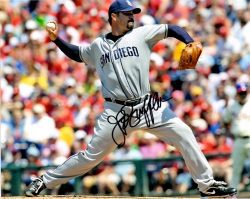 AUTOGRAPHED JEFF SUPPAN 8X10 San Diego Padres photo