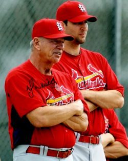 AUTOGRAPHED DYAR MILLER 8X10 St. Louis Cardinals photo