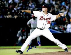 AUTOGRAPHED MIKE MINOR 8X10 Atlanta Braves photo
