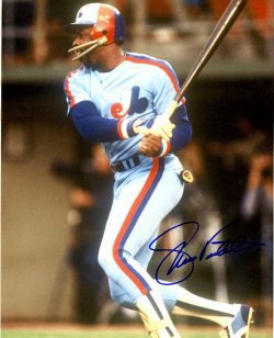 AUTOGRAPHED ELLIS VALENTINE 8x10 Montreal Expos Photo