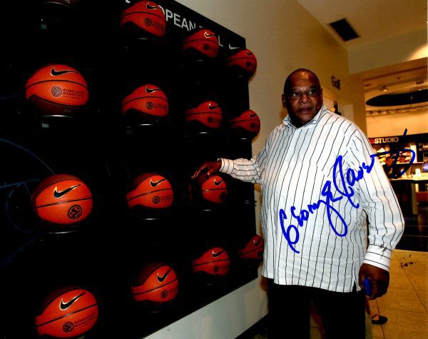 Autographed GEORGE RAVELING 8X10  photo