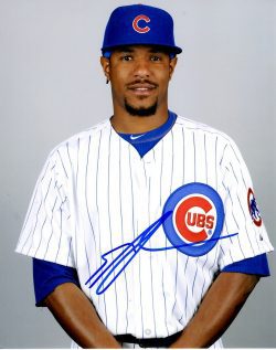 AUTOGRAPHED EDWIN JACKSON 8X10 Chicago Cubs Photo