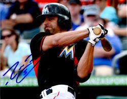 AUTOGRAPHED REED JOHNSON 8X10 Miami Marlins Photo