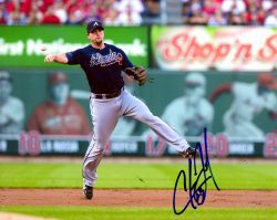 AUTOGRAPHED CHRIS JOHNSON 8X10 Atlanta Braves photo