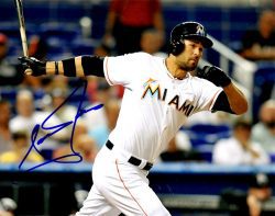 AUTOGRAPHED GARRETT JONES 8X10 Miami Marlins Photo