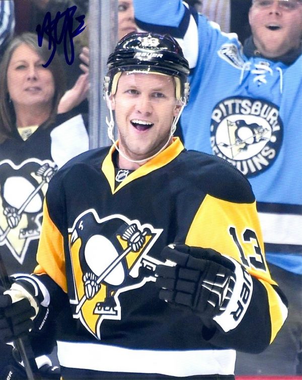 Autographed NICK SPALING 8x10 Pittsburgh Penguins Photo