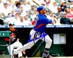 AUTOGRAPHED MICHAEL CUDDYER 8X10 New York Mets photo