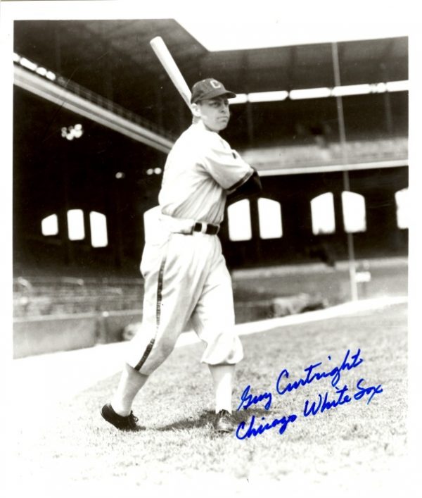 AUTOGRAPHED GUY CURTRIGHT 8X10 photo  Chicago White Sox