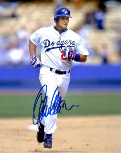 AUTOGRAPHED DAVE HANSEN 8x10 Los Angeles Dodgers photo