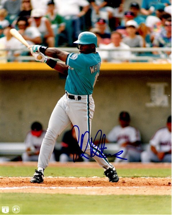 AUTOGRAPHED 8X10 photo DARRYL WHITMORE Florida Marlins