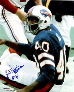 Autographed J.D. HILL 8X10 Buffalo Bills Photo