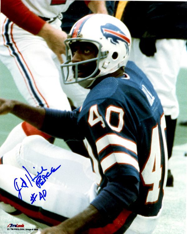 Autographed J.D. HILL 8X10 Buffalo Bills Photo