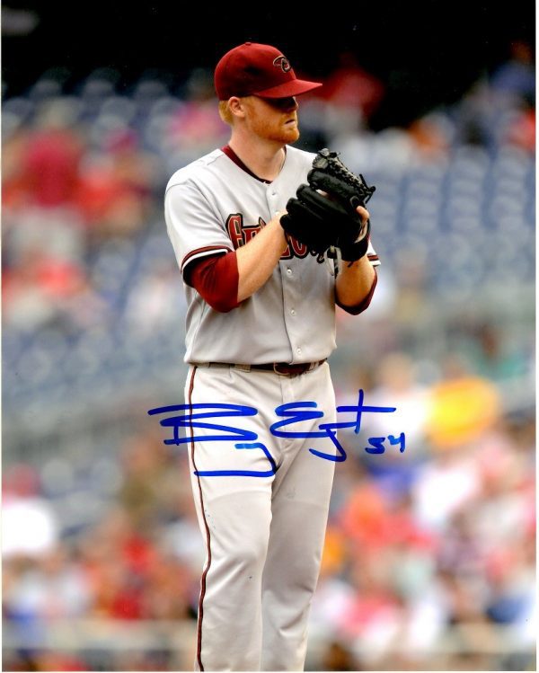 Autographed BARRY ENRIGHT 8X10 Arizona Diamondbacks Photo