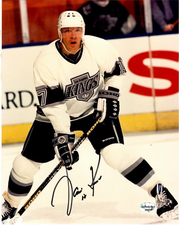 Autographed JARI KURRI 8X10 Los Angeles Kings Photo