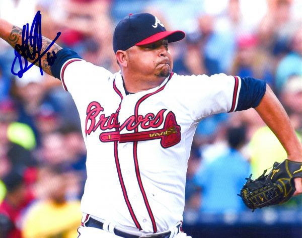 AUTOGRAPHED WILLIAMS PEREZ 8X10 Atlanta Braves photo