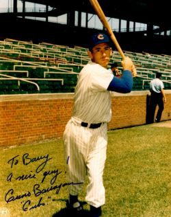 AUTOGRAPHED CUNO BARRAGAN 8X10 Chicago Cubs Photo
