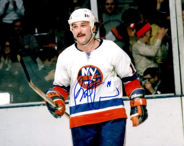 Autographed BRYAN TROTTIER 8X10 New York Islanders Photo