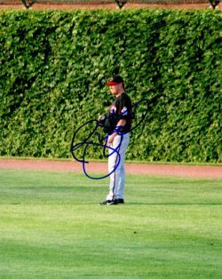 AUTOGRAPHED BRIAN SHACKLEFORD 8X10 photo  Cincinnati Reds