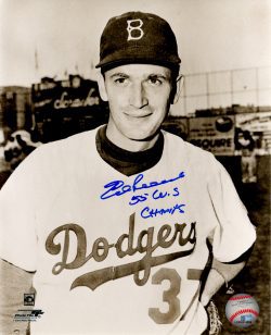 AUTOGRAPHED ED ROEBUCK  8x10 Brooklyn  Dodgers photo