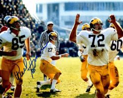 Autographed PAUL SEYMOUR 8X10 Michigan Wolverines Photo