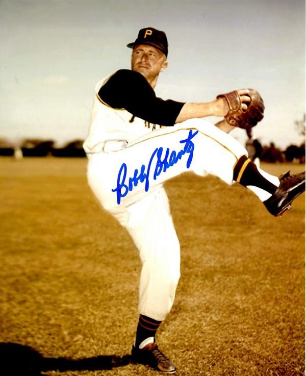 Autographed BOBBY SHANTZ 8X10 Pittsburgh Pirates Photo