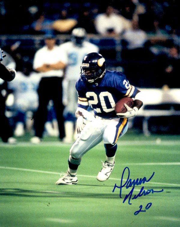Autographed DARRIN NELSON  8X10 Minnesota Vikings Photo