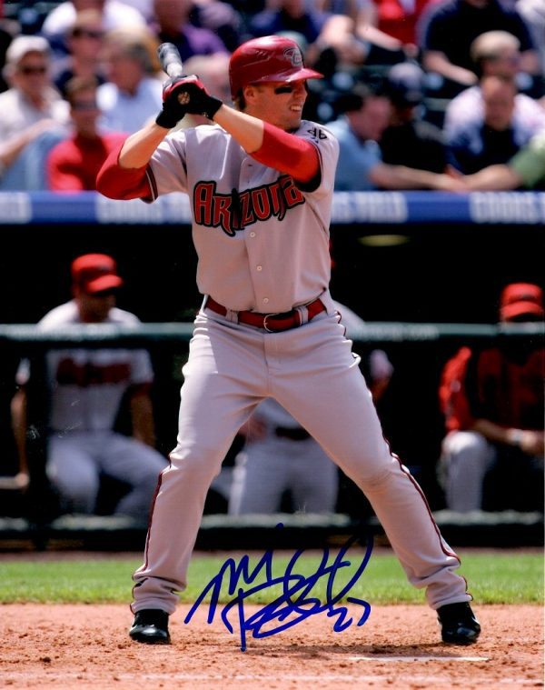 Autographed 8X10 MARK REYNOLDS Arizona Diamondbacks Photo