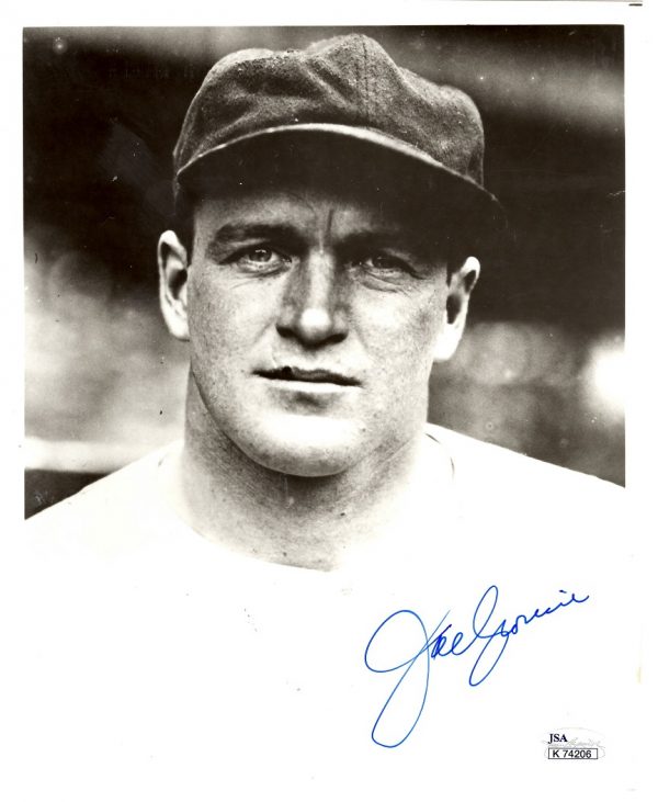 Autographed JOE CRONIN 8X10 WASHINGTON SENATORS photo