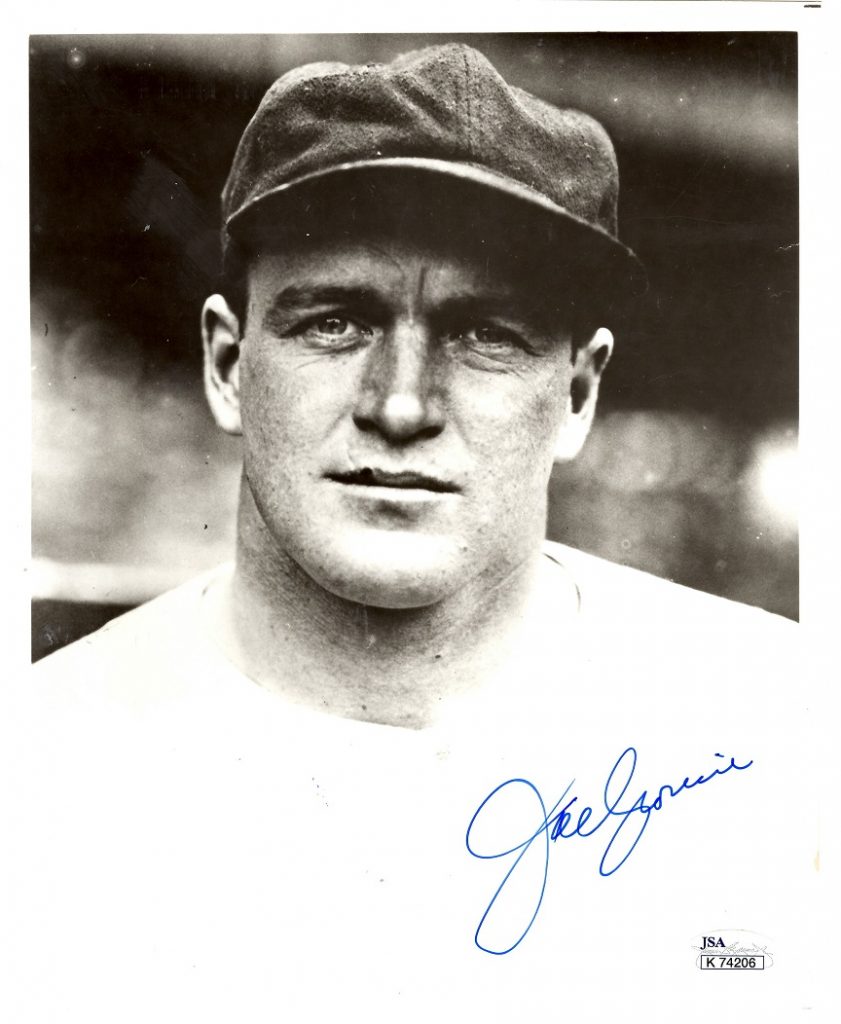 Autographed JOE CRONIN 8X10 WASHINGTON SENATORS photo Main Line