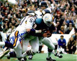 Autographed JEFF SIEMON  8X10 Minnesota Vikings Photo