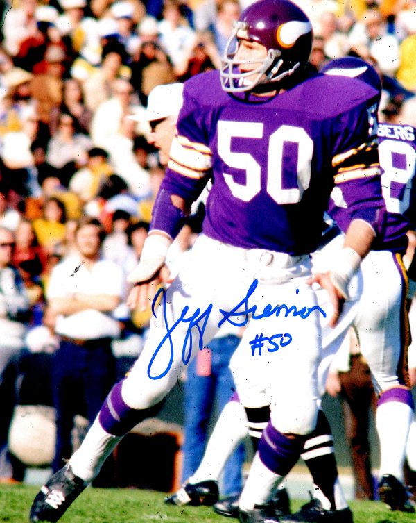 Autographed  JEFF SIEMON 8X10 Minnesota Vikings Photo