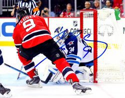 Autographed JIRI TLUSTY 8X10 New Jersey Devils Photo