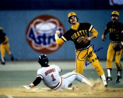 Autographed TIM FOLI 8X10 Pittsburgh Pirates Photo