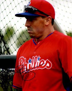 AUTOGRAPHED BRIAN BOGUSEVIC 8X10 Philadelphia Phillies Photo