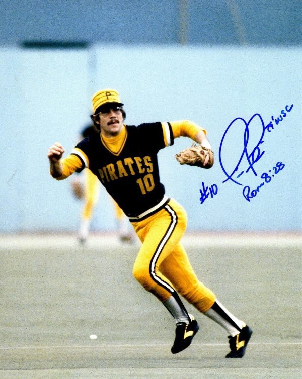 Autographed TIM FOLI 8X10 Pittsburgh Pirates Photo