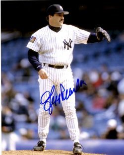 AUTOGRAPHED JEFF REARDON 8X10 NEW YORK YANKEES photo