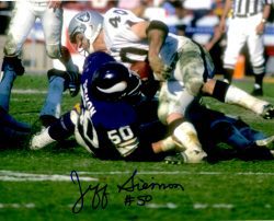 Autographed JEFF SIEMON  8X10 Minnesota Vikings Photo