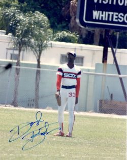 AUTOGRAPHED DARYL BOSTON photo  Chicago White Sox