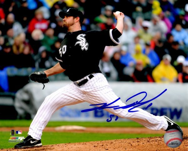 AUTOGRAPHED JOHN DANKS  8X10 Chicago White Sox Photo