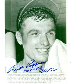 AUTOGRAPHED MILT PAPPAS 8X10 Baltimore Orioles Photo