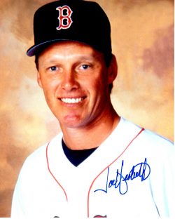 AUTOGRAPHED JOE HESKETH 8X10 Boston Red Sox photo