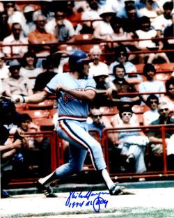 AUTOGRAPHED  photo Mike HARGROVE Texas Rangers