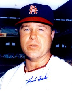 AUTOGRAPHED HANK FOILES 8X10 LA Angels Photo