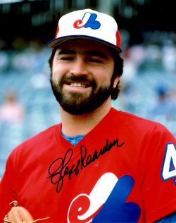 AUTOGRAPHED JEFF REARDON 8X10 Montreal Expos Photo