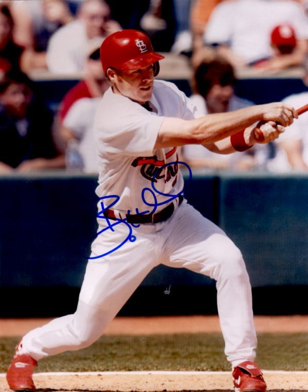 AUTOGRAPHED BO HART 8x10 St. Louis Cardinals photo